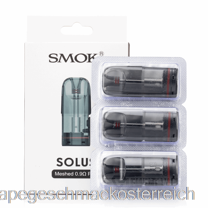 Smok Solus Ersatz-Pods, 0,9 Ohm Mesh-Pods, Vape-Geschmack